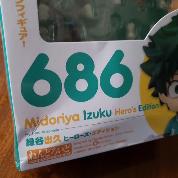 Midoriya Izuku Hero's Edition Nendoroid Figure NWOT My Hero Academia BNHA MHA - Picture 2 of 6
